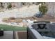 Enjoy the view from this luxurious hot tub overlooking the backyard and neighborhood at 10526 Fairhurst Way, Highlands Ranch, CO 80126