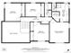 Second floor plan with bedrooms, bathrooms, walk-in closet, and open-to-below area at 5310 S Flanders Way, Centennial, CO 80015