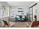 Well-lit living room with modern decor, hardwood floors, and an open layout for easy entertaining at 2925 S Harrison St, Denver, CO 80210