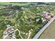 Comprehensive aerial shot revealing expansive land, a rural neighborhood, and convenient road access at 2938 Wolfensberger Rd, Sedalia, CO 80135