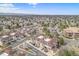 Scenic aerial view of property showcasing proximity to parks, trails, and city at 6617 S Forest Way # E, Centennial, CO 80121