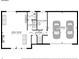 Floor plan of the basement, displaying the Gathering room, garage, and utility areas at 9379 W Burgundy Ave, Littleton, CO 80123