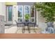 Cozy front patio with stylish seating and a peaceful ambiance, perfect for relaxation at 2824 W Parkside Pl, Denver, CO 80221