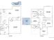 Detailed floor plan showcasing the layout of this 4-bedroom home, including kitchen, loft, and owner's suite at 7759 S Cherokee Trl, Centennial, CO 80016