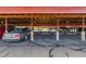 Carport with numbered spaces available for resident parking at 7801 W 35Th Ave # 406, Wheat Ridge, CO 80033