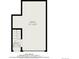 Floor plan showing the garage layout and its position relative to the foyer and other areas at 5534 Lewis St # 202, Arvada, CO 80002