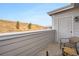 Outdoor patio area with seating and a view at 5534 Lewis St # 202, Arvada, CO 80002