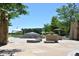 Stone water feature with seating area at 2958 Syracuse St # 303, Denver, CO 80238