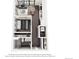 Efficient studio layout featuring a bed, bathroom, W/D, living space, and kitchen at 1634 N Sheridan Blvd # 101, Denver, CO 80204