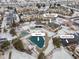 Aerial view of HOA amenities including a pool, clubhouse, fitness center, and unit location at 5726 N Genoa #204 at 5726 N Genoa Way # 204, Aurora, CO 80019