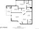 Detailed floor plan of the home, with the dimensions of each room at 5726 N Genoa Way # 204, Aurora, CO 80019