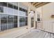 Balcony showing an exterior view of windows and door at 5726 N Genoa Way # 204, Aurora, CO 80019