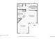 Floorplan shows layout of living room, dining room, kitchen, and bathroom at 2408 Concord Cir, Lafayette, CO 80026