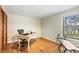 Cozy office with hardwood floors and natural light at 689 Red Deer Rd, Franktown, CO 80116