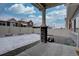 Backyard featuring a concrete patio and a fenced yard at 1048 Larkspur Dr, Erie, CO 80516