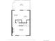 Second floor plan of home featuring a living room, kitchen, dining area, and outdoor patio at 12640 W Virginia Ave, Lakewood, CO 80228