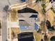 Aerial view of a home's roof showcasing solar panels at 2730 River View Dr, Broomfield, CO 80023