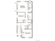 Second-floor plan featuring a main bedroom, two additional bedrooms, two bathrooms, and a laundry closet at 1374 Penner Dr, Erie, CO 80026