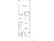 This floor plan shows an open-concept living area, including a kitchen, dining, and living room at 1374 Penner Dr, Erie, CO 80026