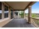 Spacious deck area, perfect for outdoor entertaining and enjoying the views at 17223 W 84Th Dr, Arvada, CO 80007