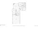 Floor plan of first floor showing kitchen, living areas, primary bedroom, and garage layout at 7769 W 70Th Dr, Arvada, CO 80004
