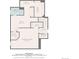 Floorplan of basement featuring recreation room, office, storage, and bathroom at 12 Long Spur, Littleton, CO 80127