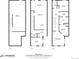 Floor plan illustrating the layout of all three floors of the home at 1640 Winona Ct, Denver, CO 80204