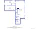 Basement blueprint layout indicating room dimensions including bedroom, Gathering room, hall and bathroom at 16815 E Prairie Goat Ave, Parker, CO 80134