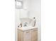 Charming bathroom with a stylish vanity, modern faucet, and convenient towel ring at 6580 Independence Way, Arvada, CO 80004