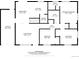 Detailed floor plan showcasing the layout of rooms, dimensions, and overall space distribution at 6580 Independence Way, Arvada, CO 80004