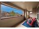 Outdoor patio offering seating and views of the surrounding neighborhood at 1379 Charles # 4, Longmont, CO 80503