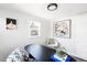 Bright home office space with modern decor, white walls, and comfortable furnishings at 4134 Bryant St, Denver, CO 80211