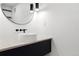 Contemporary bathroom with a round vessel sink and granite countertop at 1601 Park Ave # 506, Denver, CO 80218