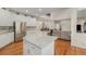Open concept kitchen with granite counters and stainless steel appliances at 4541 Christensen Cir, Littleton, CO 80123