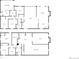 Floor plan showcasing the layout of the home, including the bedrooms, bathrooms, kitchen, and living areas at 9645 W 73Rd Pl, Arvada, CO 80005