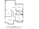Floor plan illustrating the basement, featuring a recreation room, exercise area, and additional bedroom at 5091 Hidden Pond Pl, Castle Rock, CO 80108