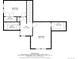 Detailed floor plan showcasing layout, bedroom sizes, bathroom with WIC, and total square footage at 5091 Hidden Pond Pl, Castle Rock, CO 80108