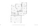 A detailed first-floor floor plan showcasing the layout with kitchen, living room, and garage at 6533 S Ouray St, Aurora, CO 80016