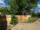 Newly installed wooden fence providing backyard privacy at 9075 W 66Th Ave, Arvada, CO 80004