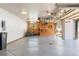 Organized garage with epoxy floor, shelving, and room for storage at 174 Sage Dr, Breckenridge, CO 80424