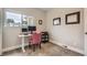 Home office with a stand-up desk and window view at 725 Osceola St, Denver, CO 80204