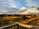 Scenic view of a well-maintained walking path winding through the neighborhood with golden hour lighting at 6805 Zebra Grass Ln, Parker, CO 80138