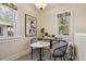 Bright breakfast nook featuring a table for two with natural lighting at 916 Adams St, Denver, CO 80206