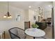 Bright breakfast nook featuring a table for two at 916 Adams St, Denver, CO 80206