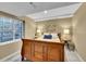 Cozy bedroom featuring a wooden bed frame and stylish decor at 10388 Lions Path, Lone Tree, CO 80124