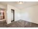 A spacious bedroom with plush carpet and a closet, offering comfort and convenience at 16259 W 10Th Ave # K1, Golden, CO 80401
