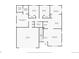 Floor plan highlighting the layout and dimensions of the house at 7139 Pine Hills Way, Littleton, CO 80125
