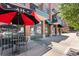 Charming coffee shop in brick building with outdoor seating area at 8335 Deframe Ct, Arvada, CO 80005