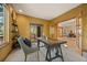 Bright office featuring a modern desk, stylish decor, and a sliding door leading to a private balcony at 91 Hess Ave, Golden, CO 80401