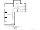 Basement floor plan showcasing the bedroom, storage, recreation room, hall and bathroom at 17052 Lipan St, Broomfield, CO 80023